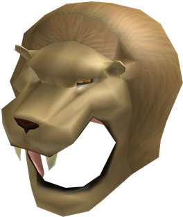 The Great Lion - Bust (420x420), Png Download