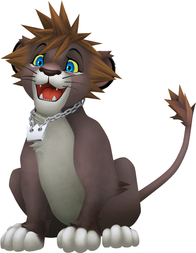 Lion Form Cg - Kingdom Hearts 2 Sora Lion (1024x1024), Png Download