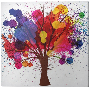 Abstract Background, Tree With Branches Made Of Watercolor - Women In Late Life By Martha B. Holstein (400x400), Png Download