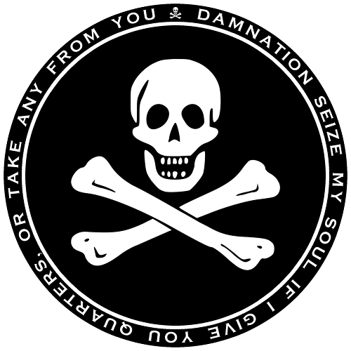 Pirate Flag (500x500), Png Download