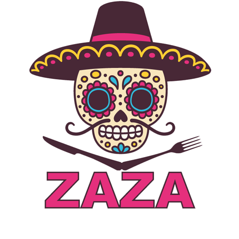 Zaza Mexican Restaurant 1095 Bald Eagle Dr 970-5205 - Cartoon Mexican Skull (500x471), Png Download