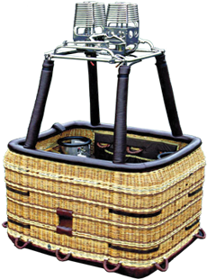 Hot Air Balloon Basket Png - Storage Basket (500x350), Png Download