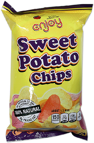 Sweet Potato Chips (375x650), Png Download