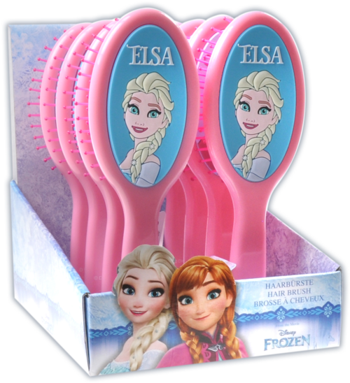 Disney Frozen Elsa Cameo Hairbrush - Townley Disney Frozen Hair Accessories Set, 8 Pc (620x638), Png Download
