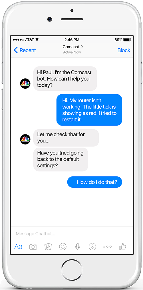 Message Us - Facebook Messenger (500x1137), Png Download