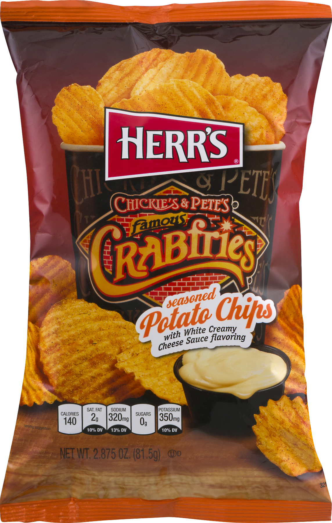 Herr's Chickie's & Pete's Famous Crabfries Seasoned - Herr's Chips (1143x1800), Png Download