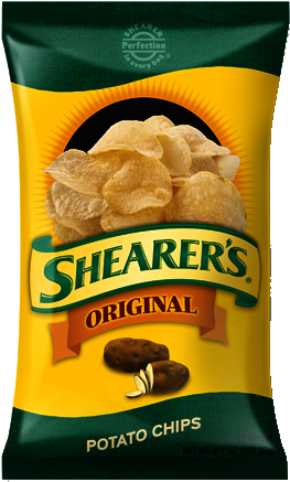 Shearer's Savory Potato Chips - Shearers Chips (400x518), Png Download