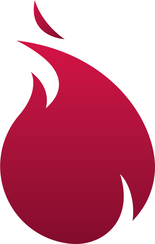Flames Clipart Single - Emblem (661x1034), Png Download