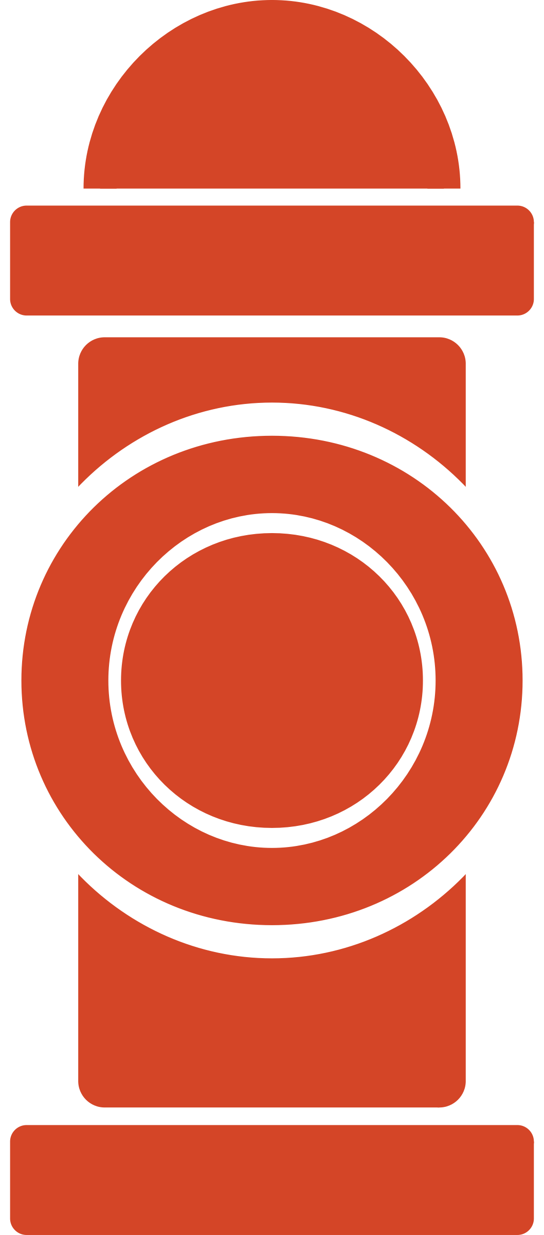 Clipart - Fire Hydrant Sign Vector (1058x2400), Png Download