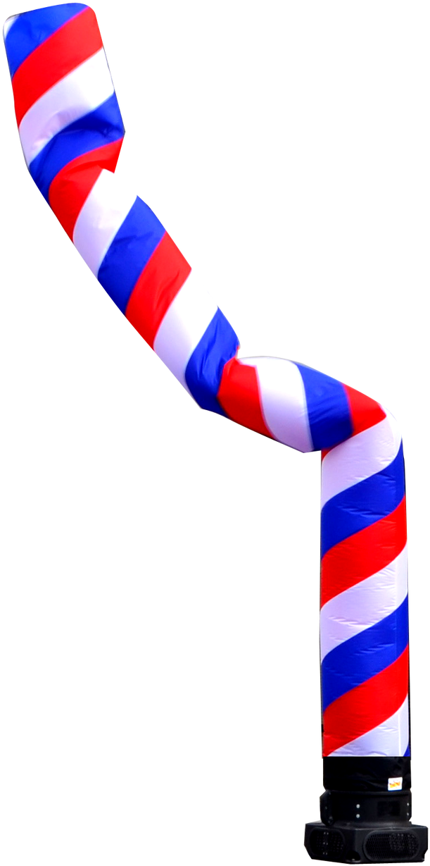 Barber Pole Tube 20ft - Barbershop Flag (1280x1280), Png Download