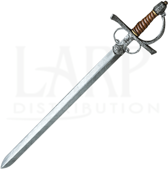Medieval Knight Larp Rapier Sword - Sword (550x550), Png Download
