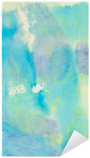 Watercolor Multicolored Background Texture Sticker - Painting (400x400), Png Download