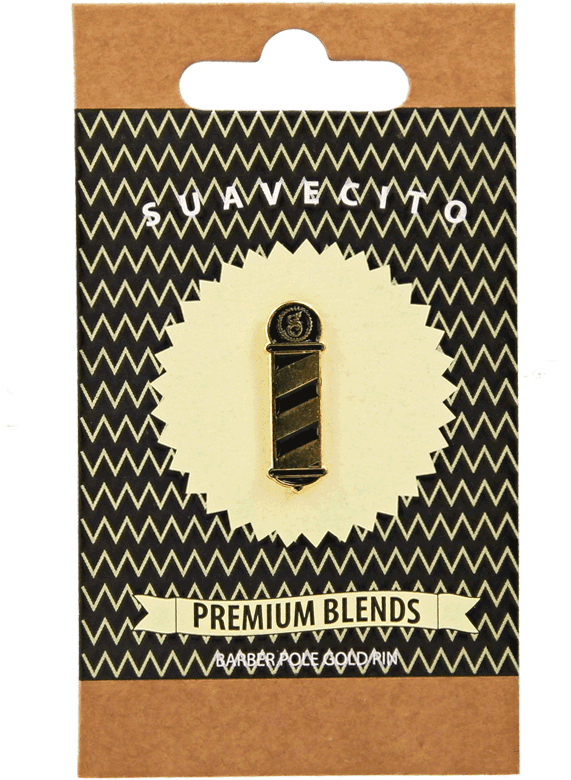 Barber Pole Gold Pin - Arrowhead Skull Gold Pin By Suavecito (1000x800), Png Download