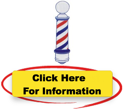 Barber Pole Decal Background - Barber Pole Decal (400x350), Png Download