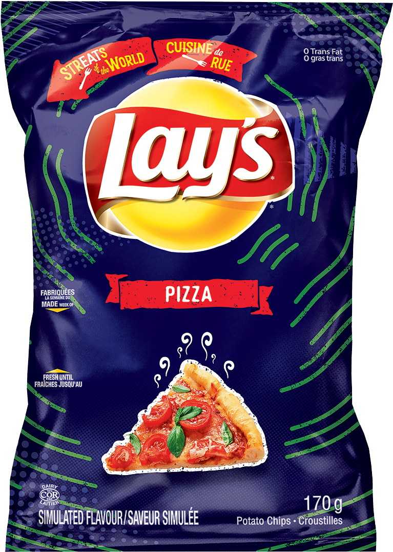 Lay's® Pizza Flavour Potato Chips - Lays Salt And Vinegar (854x1130), Png Download