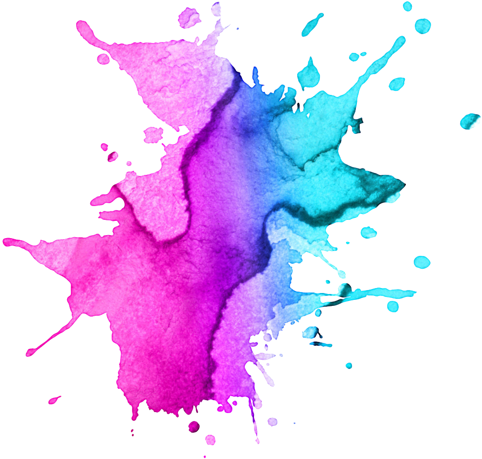 Download HD Paint Splatter Pink Blue Brightfreetoedit - Pink And Purple  Splatter Transparent PNG Image - NicePNG.com, image size:975x929