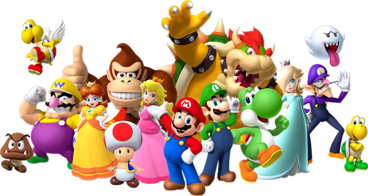 Más Detalles - Super Mario (744x397), Png Download