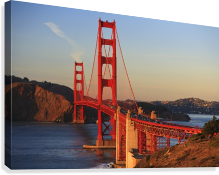 Golden Gate Bridge - Golden Gate Bridge; San Francisco, California, United (429x344), Png Download