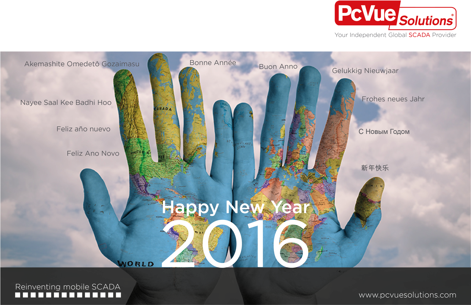 Happy New Year - Global Meetings (1500x1000), Png Download