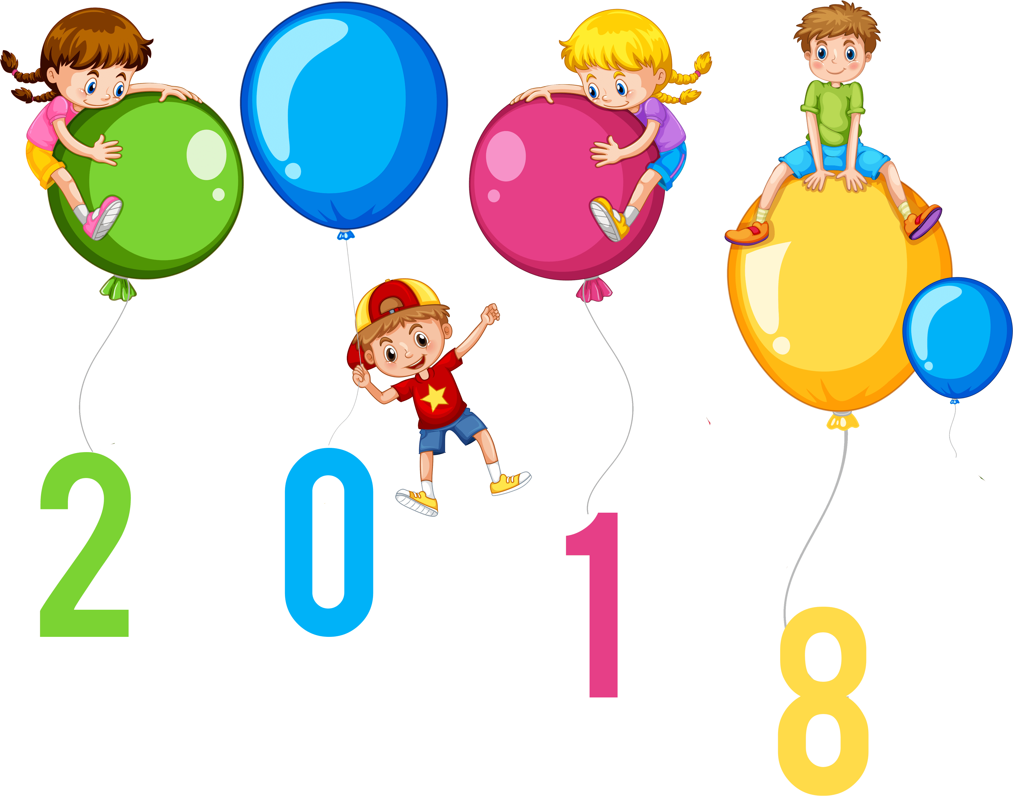 Find A Hd Wallpaper For Your Desktop Or Android Device - 2018 Clipart Kids (3487x2798), Png Download