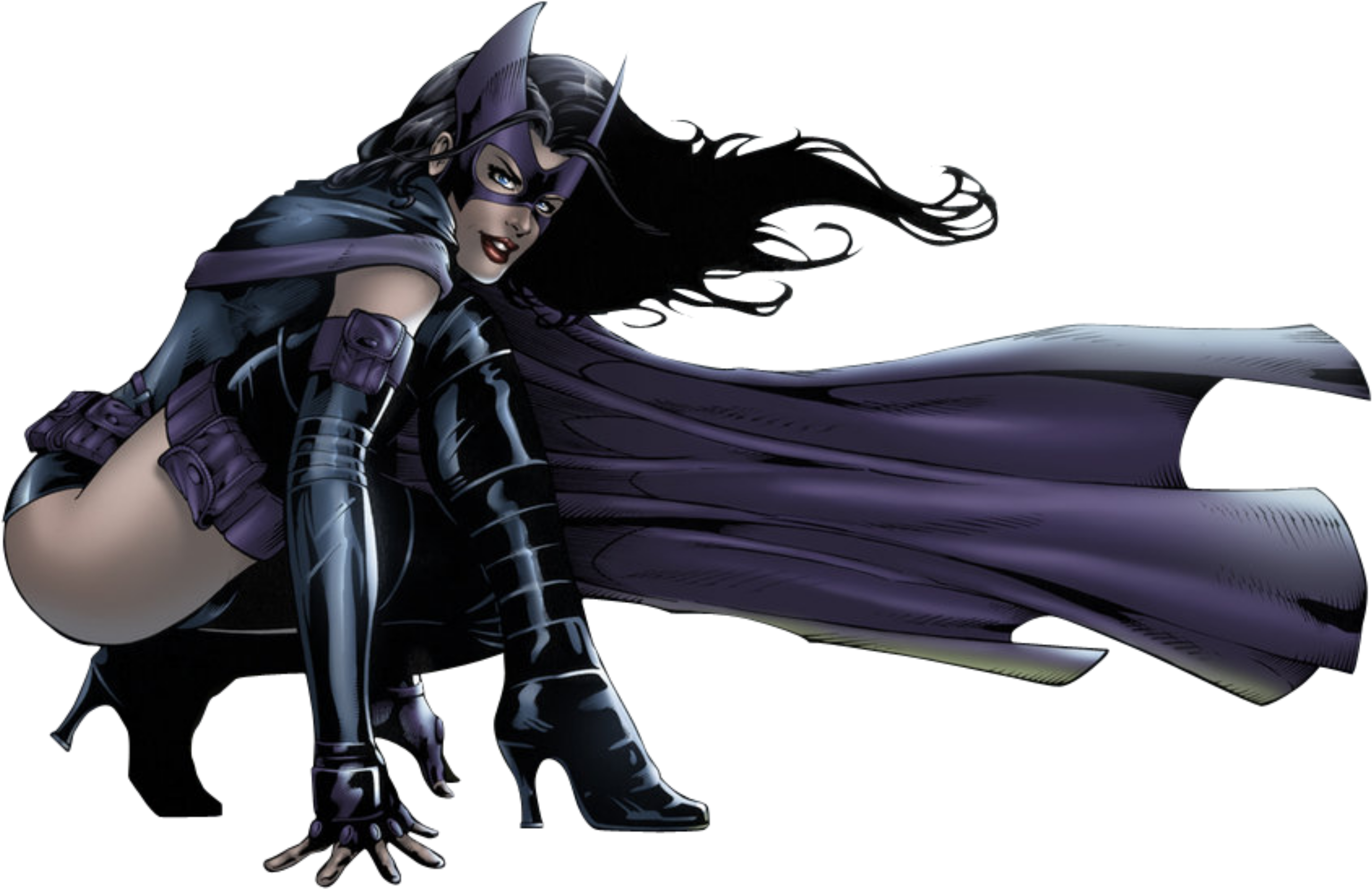 Batman High Quality Png - Huntress Dc Comics Png (3097x1999), Png Download