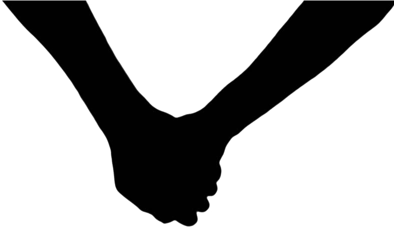 Holding Hands Png Download Image - Holding Hands Silhouette Png (852x480), Png Download