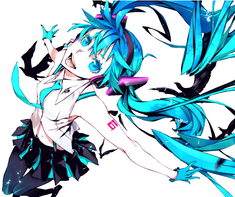 #anime, #hatsune Miku, #anime Girls, #vocaloid, Wallpaper - Hatsune Miku (700x393), Png Download