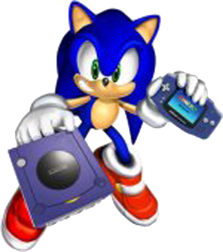 Sonic The Hedgehog Clipart Nintendo - Sonic Gba And Gamecube (764x864), Png Download