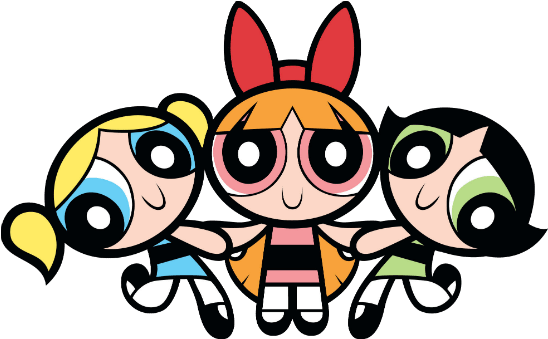 Powerpuff Girls Holding Hands Png - Powerpuff Girls (640x396), Png Download