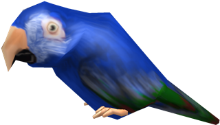 Blue Macaw - Budgie (420x420), Png Download