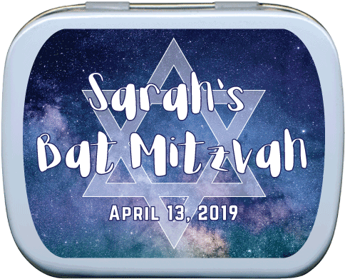 31436 Background Photo Mitzvah Space Pm Blue 500×500 - Makeup Mirror (500x500), Png Download