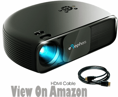 Elephas 1080p Hd Led Movie Projector (400x329), Png Download