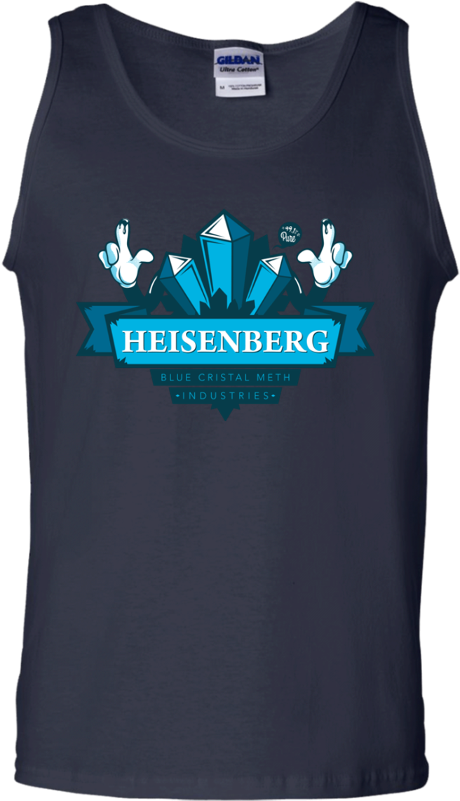Breaking Bad -heisenberg Blue Crystal T Shirt - Stand Up For What You Believe T-shirts Unisex Tank (1155x1155), Png Download