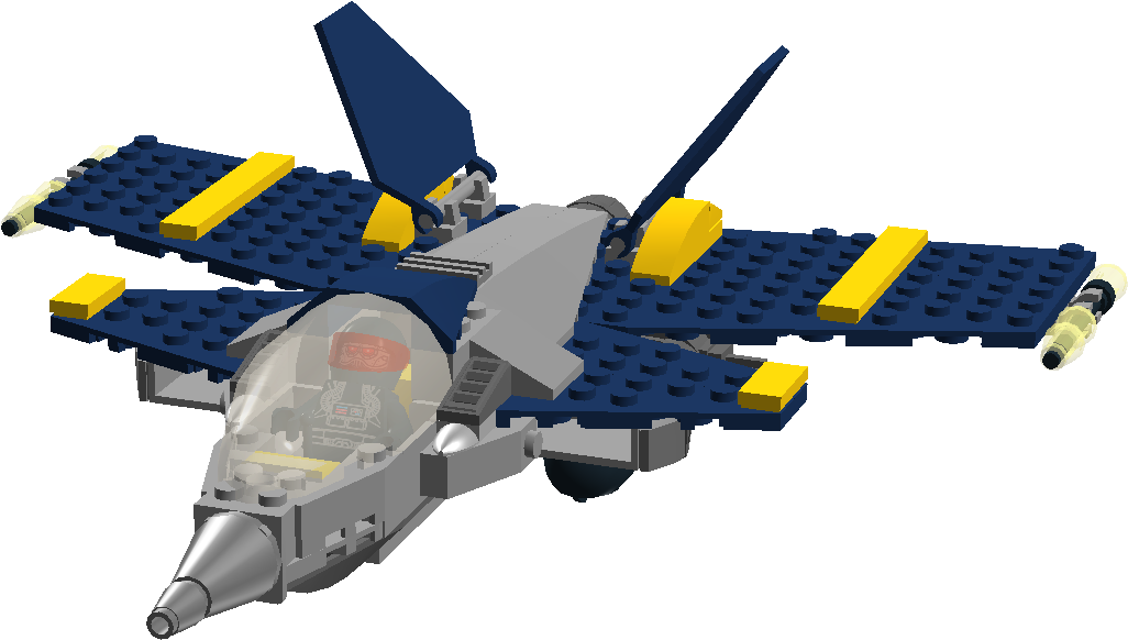 Fighter Jet - Lego Fighter Jet (1680x888), Png Download