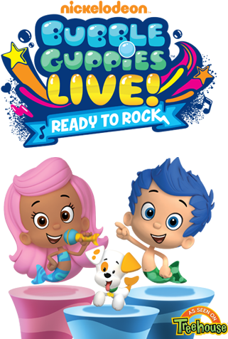 Hero Logo-bubbleguppies - Bubble Guppies Ready To Rock (350x499), Png Download