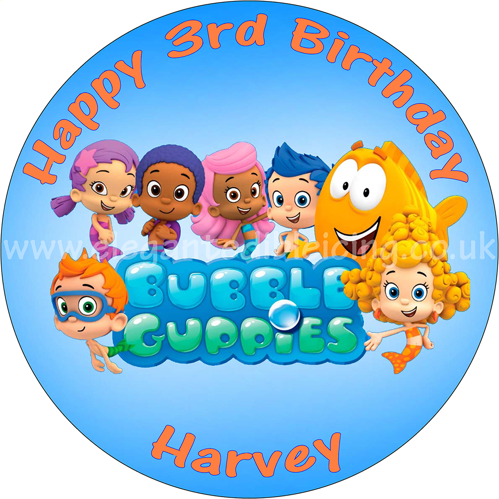 Nickelodeon Bubble Guppies Toy Figure Set Of 13 With (1024x1024), Png Download