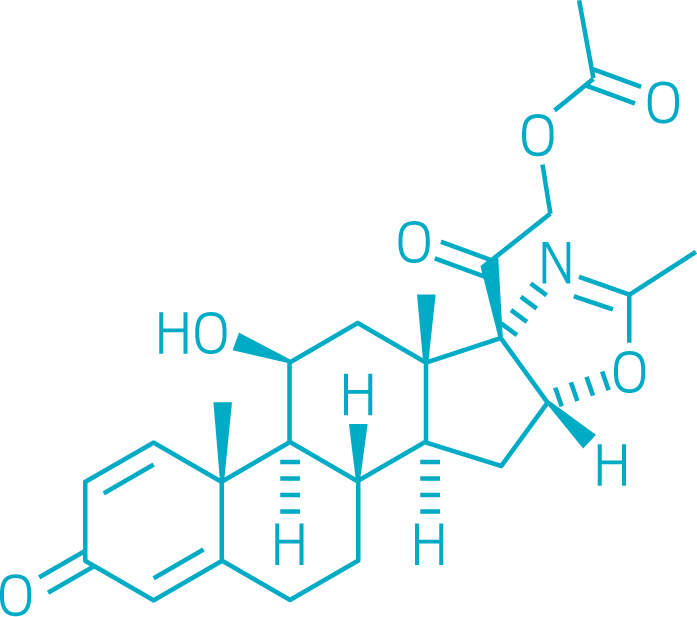 Emflaza - Acétonide De Triamcinolone (697x617), Png Download