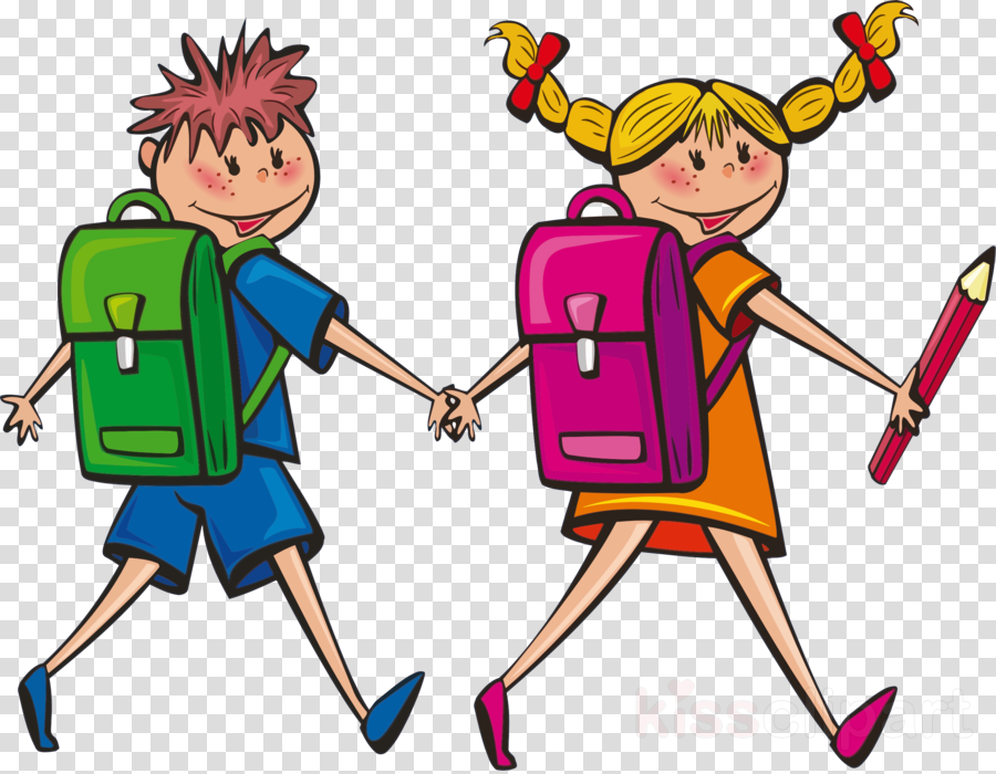 Children School Clipart School Child Clip Art - My Activity & Reward Charts In A Book With Coloring (900x700), Png Download
