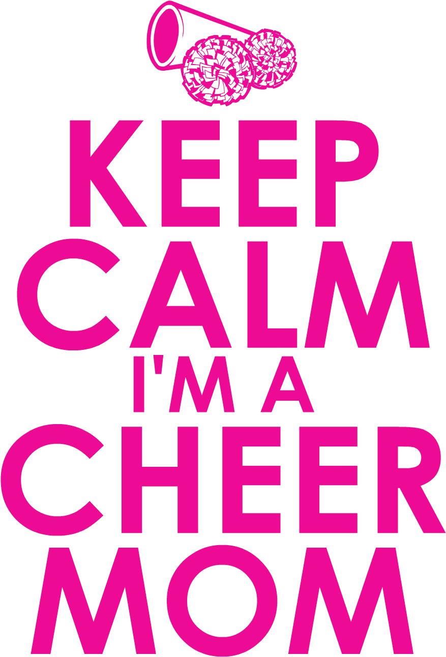 Cheer Mom Png Graphic Royalty Free Library - Keep Calm And Ride (1666x1820), Png Download