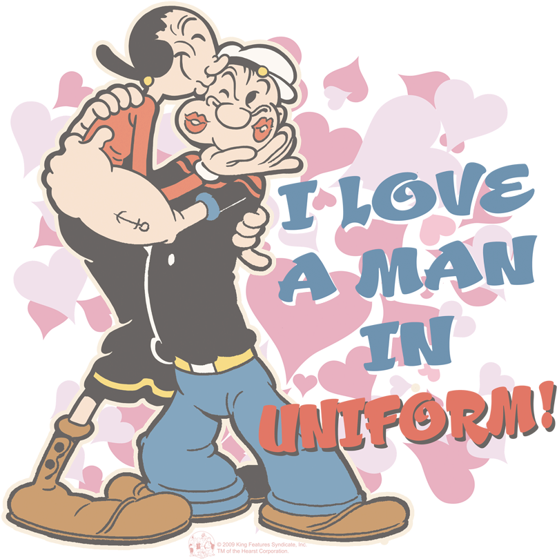 Popeye Sailor Love Men's Regular Fit T-shirt - Popeye-sailor Love T-shirt Size S (844x852), Png Download