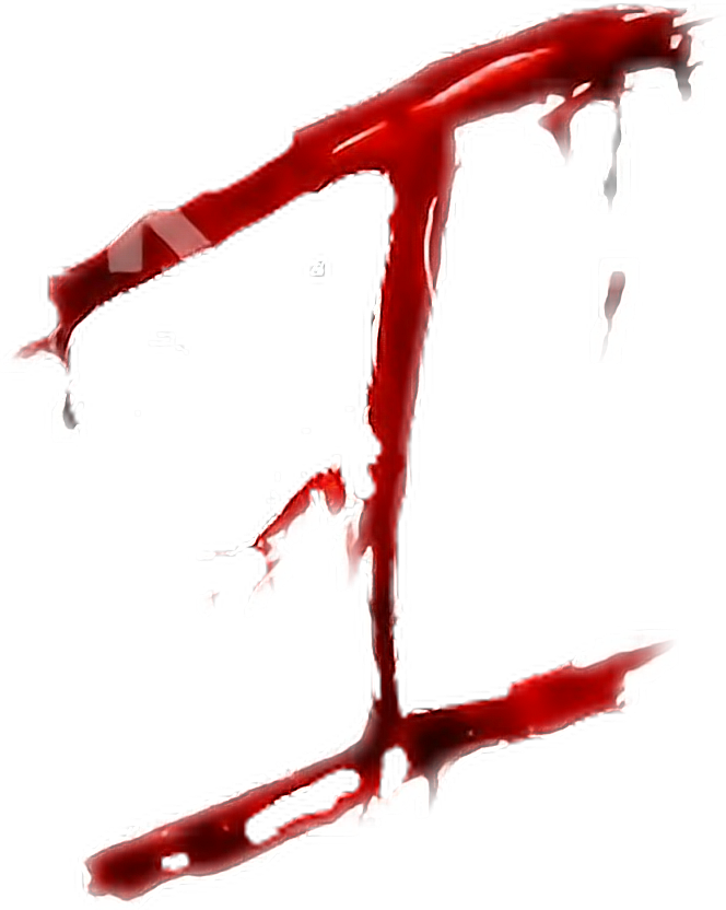 Report Abuse - Bloody Letter I Png (664x832), Png Download