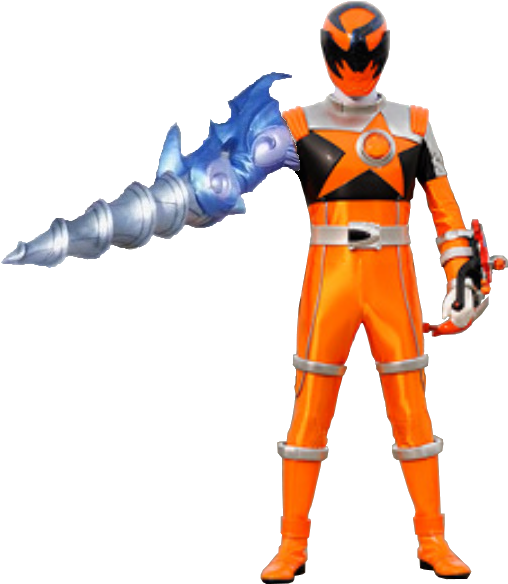 Sasori Orange Ikkakuju Arm - Power Ranger Colors Orange (510x610), Png Download