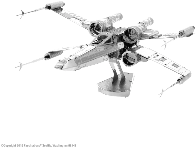 Star Wars X Wing - Metal Earth Sw X-wing Metal Model (722x722), Png Download