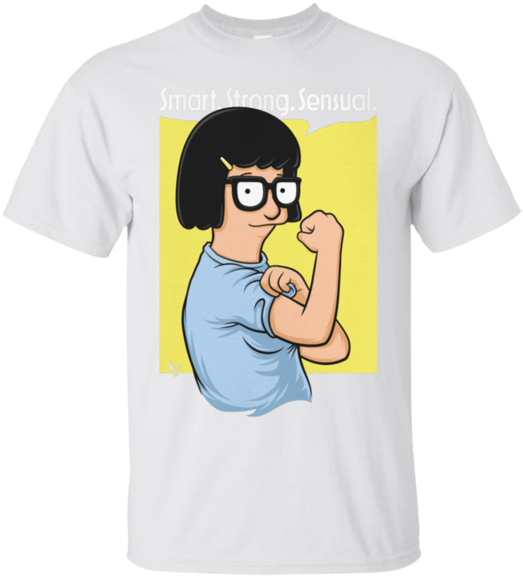 Tina Belcher I'm A Smart Strong Hoodies Sweatshirts - Redbubble Tina Kontrast Top (580x580), Png Download
