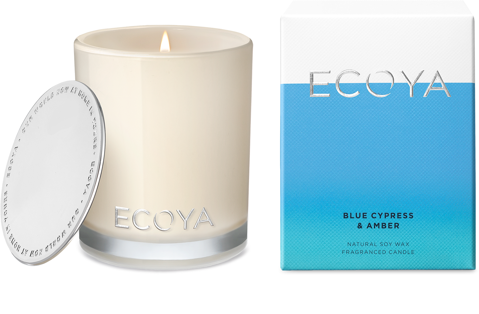 Buy Blue Cypress & Amber Mini Madison Jar Online In - Ecoya Guava & Lychee Mini Candle (2000x2000), Png Download