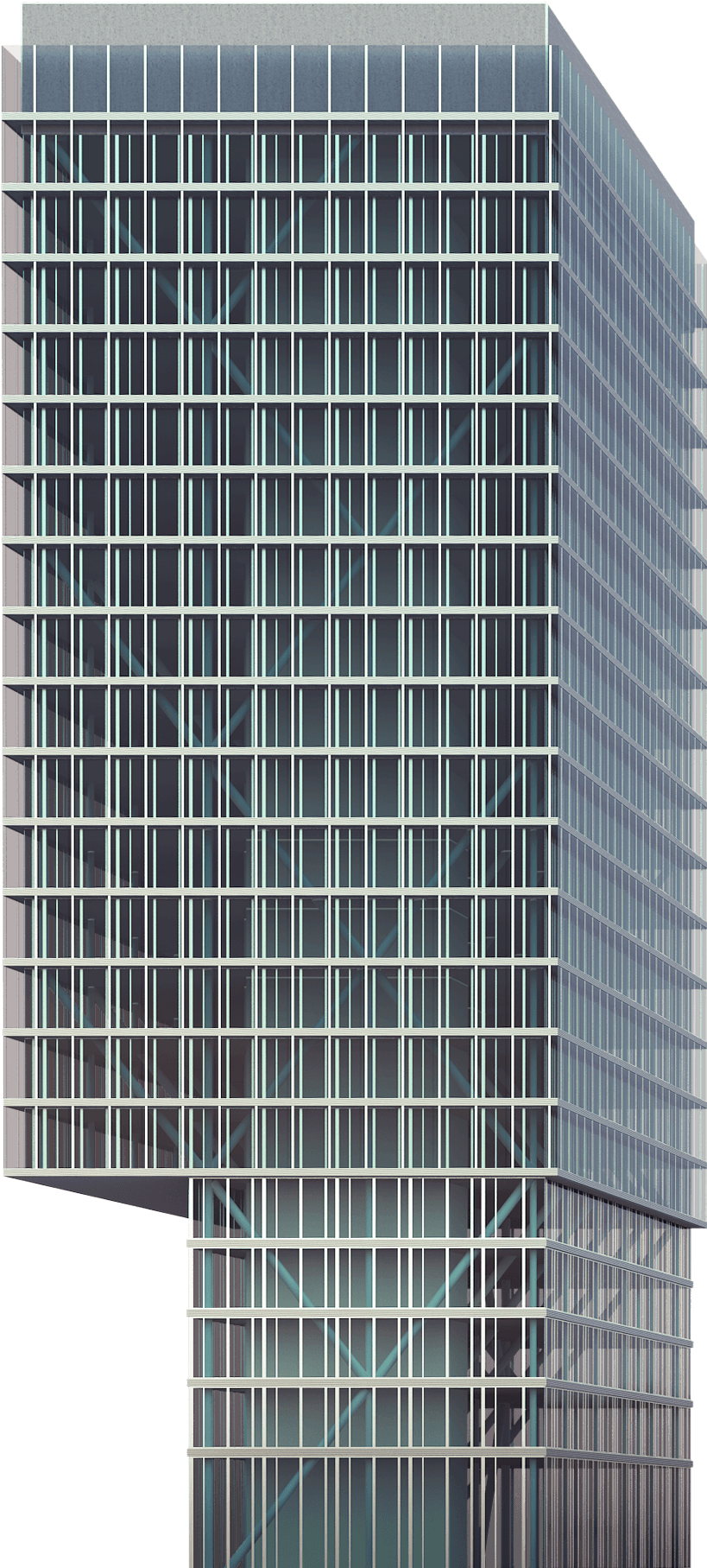 Usp Kennedy Toren Old - America Plaza (819x1815), Png Download