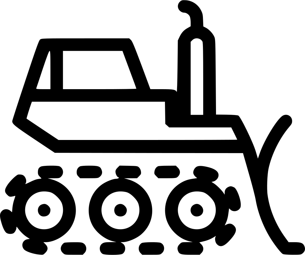 Png File Svg - Bulldozer (980x818), Png Download