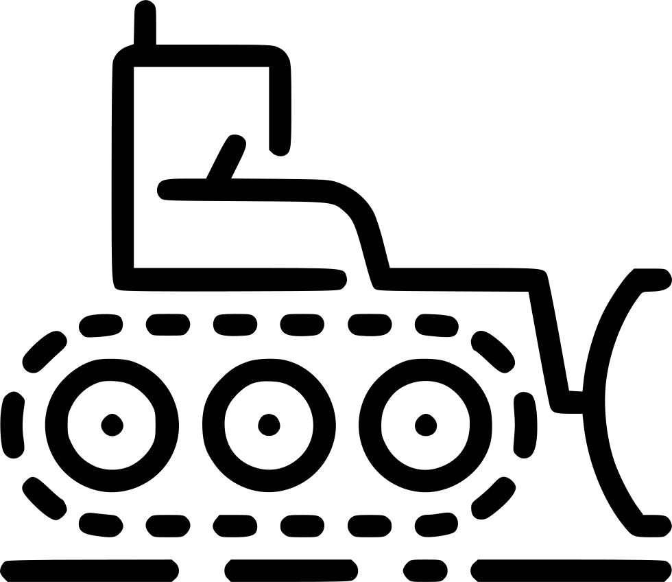 Png File Svg - Bulldozer (980x848), Png Download