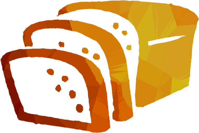 Loaf Clipart Bakery Loaf Bread - Loaf Of Sliced Bread Vinyl Sticker Decal Wall Art Décor, (900x900), Png Download