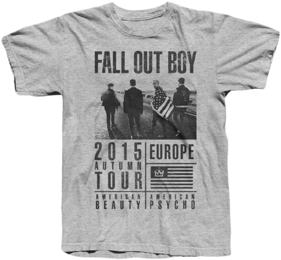 Fall Out Boy 2015 Summer Tour Shirt (600x600), Png Download